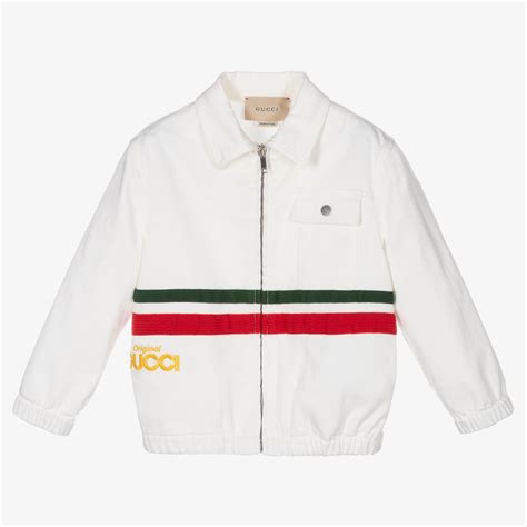 chamarra gucci blanca|chamarras gucci.